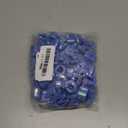 DanLingJewelry 90Pcs Random Large Blue Acrylic Alphabet Beads UV Plating Iridescent 26 A-Z Letter Beads for DIY Bracelets Necklaces Keychain