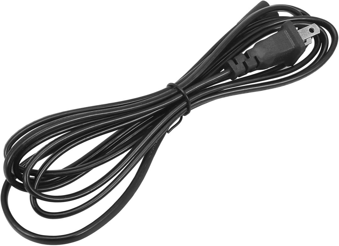 NUOBESTY 4Pcs Power Cord Replacement for Tvs Computers Printers Prong US Plug Durable Material Performance Compatible with Household Appliances