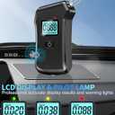 Breathalyzer, 2026 Upgraded Alcohol Breathalyzer Tester with LCD Digital Display, Grade Accuracy Portable Breathalyzers for Alcohol Home and Party Use (5 Mouthpieces)
