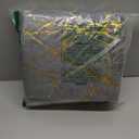 QJHOMO Marble Bathroom Rug Gray and Gold Decor Bathroom Rugs Non Slip Bath Mat Super Absorbent Microfiber Plush Bathmat Machine Washable Floor Carpet for Tub, Shower, Bedroom (24x36 inch)