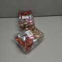 2 x 36 Pcs Valentine Heart Shaped Ornaments, Rose Gold Silver Pink Red Heart Ornaments for Mother's Day Christmas Wedding Anniversary Valentines Day Hanging Decorations