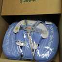Mambobaby Baby Swim Float with Tail & UPF Sun Canopy Special Edition Blue, Medium