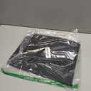 Sooez 7 Pocket Expanding File Folder, Premium Accordion File Organizer, Letter Size Folders for Documents, Sleek Filing Folders with Bungee Closure, Portable Folders for School Office Supplies, Black (Black-transparent Sleeves)