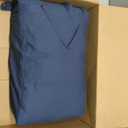 Bedsure Cotton Duvet Cover Queen - 100% Cotton Waffle Weave Navy Blue Duvet Cover Queen Size, PureWoven Breathable Bedding Set for All Season, 3 Pieces, 90"x90"