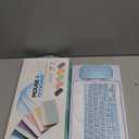 Bluetooth Keyboard and Mouse Combo, Qwert Layout Universal Ultra-Slim Wireless Keyboard Mouse Set for Android Windows iPad iPhone Samsung Tablet Portable Compact Keyboard Set, Light Blue