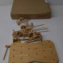 Yopay Bamboo Cupcake Stand for 18 Cupcakes, Dessert Display Stands Cupcake Holder for Treat Table, Layered Stand for Party Wedding Birthday Holidays Christmas Anniversaries