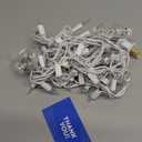 PREXTEX 100-Count Ultra Bright Christmas Lights - 20 ft Clear StringLights on White Wire - Incandescent Xmas TreeLights for Indoor and Outdoor Decorations