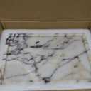 Real Luxurious Natural Marble Vanity Tray Genuine Marble/Stone Storage Tray for Home Decor Bathroom/Kitchen/Vanity/Dresser Non-Resin/Non-Ceramic
