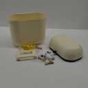 UFORU 2.4gal/9L Compost Bin Kitchen for Counter Top or Under Sink, Plastic Hanging Trash Can with Lid, Wall Mounted Garbage Can for Bathroom, Office, RV