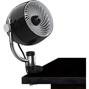 Vornado Pivot3 Clip Personal Air Circulator Fan with Multi-Surface Clip, Quiet Portable Fan for Office or Bedroom, 3 Speeds, Black