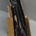 Extra Capacity Plastic Hanging File Folder Letter Size, 12 Pack Reinforced Hang Folders with Heavy Duty 2 Inch Expansion, Durable Hanging Organizer Designed for Bulky Files (Black)