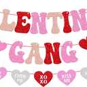 Galentines Gang Banner Happy Galentines Day Party Decorations for Lady Girl Women Happy Valentines Day Bachelorette Colorful Party Supplies