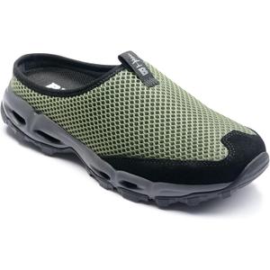 BASS OUTDOOR Men's Aqua Mesh Slide Water Shoe (8.5, Deep Lchn Gn)
