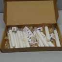 Homemory 12PCS Christmas LED Window Candles with 6h Timer, 2X Brighter Flameless Taper Candle with Suction Cups Battery Operated for Window, Flickering Candlesticks for Christmas Home Wedding Decor