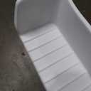 Splash Guard for Bathtub Kids - Silicone Bathtub Splash Guard with 11 Suction Cups, Bath Tub Play Shelf for Kids & Toy Holder, Prevent Water Spill in Bathroom, Fun Bath Time for Toddlers Baby, White