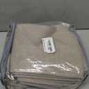 Greyish Taupe 100% Blackout Curtains 63 Inch Length, Linen Light Blocking Drapes for Bedrom, Thermal Insulated Window Curtain Panels, Small Room Darkening Shades (50"W x 63"L (Pack of 2), Rod Pocket & Loops | Taupe)