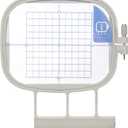 New brothread Embroidery Machine Hoop SA438 with 4"x4" Embroidery Area Compatible with Brother Innovis NQ3600D/3500D NQ1700E/1600E/1400E VE2200 4000D 1500D V7 V5 V3 BabyLock Ellegante/Aventura