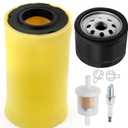 SYOWADA Air Filter Tune Up Kit Replacement For Craftsman Yt3000 Ys4500 Lt2000 Lawn Tractor, Air Filter Oil Filter Tune Up Kit Replacement For Brig-g Stratton 793569 793685