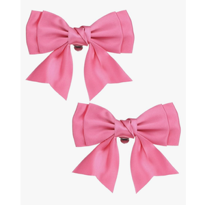 2-Pack Bow Shoe Clips, Satin Elegant Detachable Shoe Buckle Cute Bowknot Shoes Clip Removable for Women/DIY Decor/Wedding