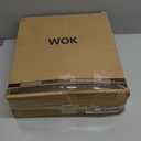 Carbon Steel Wok, 13-Inch, Pre-Seasoned, Non-Stick, with Lid and Spatula, Flat Bottom, Ideal for Stovetop Cooking