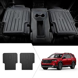 Backrest Mat Compatible with 2023-2025 Honda Pilot Accessories, 2nd Kick Mats for 2022-2025 Acura MDX Accessories