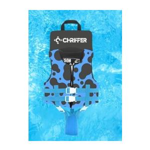 Chriffer Kids Swim Vest for 20-70 Pounds Boys and Girls, Easy On/Off Zipper, Swimming Toddler Floaties Jackets for 2, 3, 4, 5, 6, 7, 8 Years Old/Beach Pool Water Park (Purple)