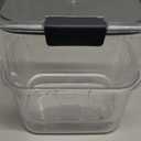 Rubbermaid Brilliance BPA Free Airtight Food Storage Containers with Lids, Set of 4 (4.7 Cup) Ideal for Lunch, Meal Prep, and Leftovers
