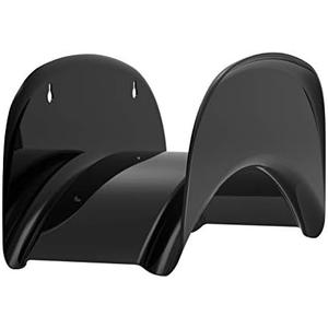 Gardzen Heavy Duty Hose Hanger Wall Mount, Hose Holder, Hook, Rack, Support for Outside, Black