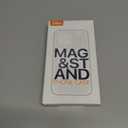 QTlier for iPhone 16 Case, 360 Rotatable Ring Stand, Raised Camera Frame, Shockproof Case Compatible with MagSafe, Case for iPhone 16, Translucent Lilac