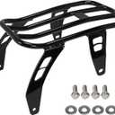 Motorcycle Luggage Rack Rear Passenger Backseat Compatible with Indian Scout Bobber Twenty Sixty 2018-2023 Curved Luggage Rack