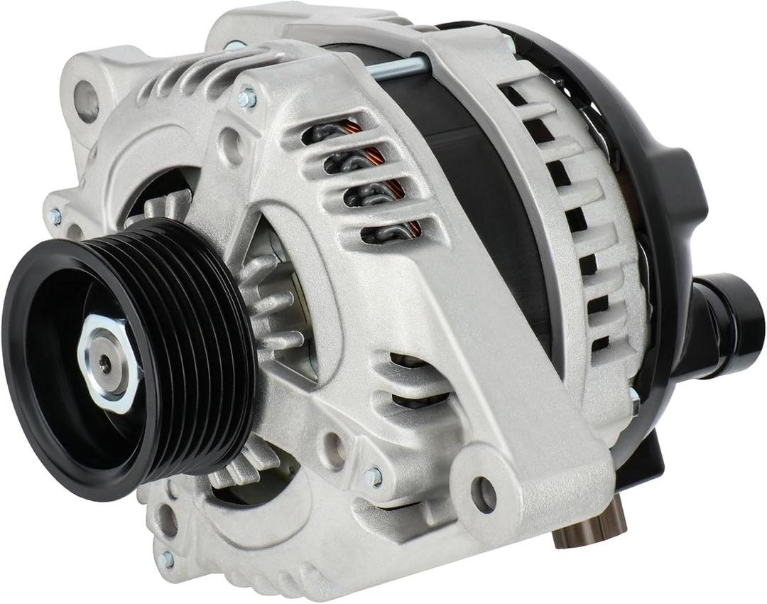 SCITOO New Alternator Fits for Acura TSX 2009-2014,for Honda for Accord 2008-2012, L4 2.4L 2354CC, 12V 130A 7-Groove Pulley Internal Fan & Regulator,Replace OE - 104210-5890 31100-R40-A01 CSF89 11390