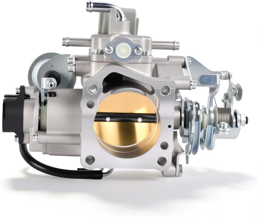 3-Pin Throttle Body Assembly Fit for Toyota 4Runner 1996-2002, Tacoma 1995-2004, T100 1995-1998, Tundra 2000-2004 3.4L V6, Replace 22210-62230 2221062220