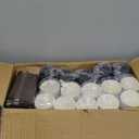 LITOPAK 500 Pack 12 oz Disposable Coffee Cup with Lids, Sleeves, and Stirring Sticks, Black To Go Paper Coffee Cups for Home, Travel, Office, Party