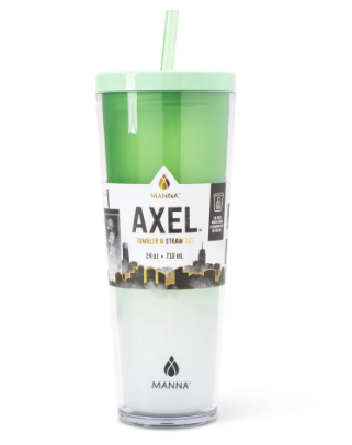 Manna Axel Tumbler Plastic 24 Oz Green