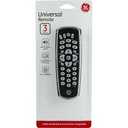 GE Universal Remote Control for Samsung, Vizio, LG, Sony, Sharp, Roku, Apple TV, TCL, Panasonic, Smart TVs, Streaming Players, Blu-ray, DVD, 4-Device, Silver, 33709