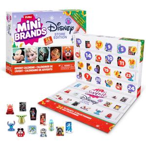 Disney Advent Calendar by ZURU Mini Brands Limited Edition Advent Calendar, 24 Days of Suprises, Mini Figures, Fun Christmas Toys for Kids, Best Gift for Girls and Boys Ages 3+