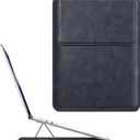 Fintie Sleeve Case for MacBook Air 13.6 A3449 A3240 A3113 A2681, Pro 14 A3427 A3426 A3434 A3401 A3185 A3112 A2992 A2918 A2779 A2442, MacBook Pro/Air/Neo 13 - Slim Bag Cover with Stand, Navy