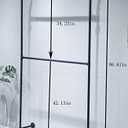 Industrial Pipe Clothes Rack, Wall Mounted Black Iron Garment Bar, Multi-Purpose Hanging Rod for Closet Storage(Black)