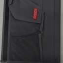 5 Pockets Bedside Caddy, Bedside Storage Organizer for Water Bottles, Magazines, Phone, Glasses (5 Pockets-Grey) 13x19 inch