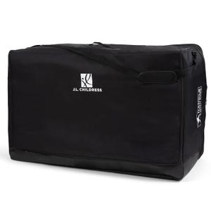 J.L. Childress Universal Stroller Travel Bag for Airplane - Fits Most Baby Strollers, Flying Essentials, Airport Accessories for Gate or Luggage Check, AirTag Compatible - X-Large PLUS, Unpadded