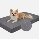 Vonabem Waterproof Washable Dog Crate Pad 29x18inch AntiSlip Grey