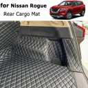 Cargo Mat Compatible with 2021-2026 Nissan Rogue Trunk Mat and Rear Backrest Mat Cargo Liners (not fit Rogue Sport)
