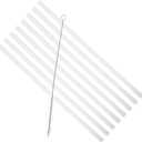 1Set Reusable Straw with Cleaning Brush Smoothie Straws for Juices Cocktails and Milk Tea for Travel Office and Home Use Sturdy Material Easy to Clean
