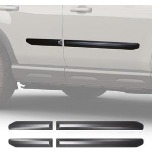 Matte Balck Side Door Guards Protector Compatible with Ford Bronco Sport 2021 2022 2023 2024 2025, Door Side Body Molding Trims Strips for Bronco Sport Accessories (Black)