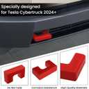 Tow Hook Covers Fit for Tesla Cybertruck 2024 2025 2026, Hitch Cover Front Customized Car Tow Hooks Compatible with Tesla Cybertruck Accessories 2026 2025 2024 (Yellow)