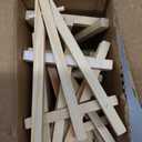 16 Pcs 5 Inch Mini Wood Display Easel, A-Shaped Small Wood Easel for Displaying Small Canvases, DIY Crafts, Photos, Gift, Home Decoration