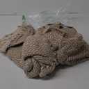 DII Rustic Farmhouse Double Diamond Woven Throw, 50x60, Stone