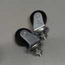 Floor Jack Casters for 4 Ton Floor Jack, Cast Iron Caster Wheels, Floor Jack Replacement Parts, Pack of 2 (16mm Stem)