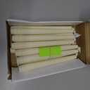 12 Pcs Flameless Taper Candles with Remote, Timer, Plastic Battery Operated Window Candles, 9.6 Inches Ivory LED Candlesticks, for Halloween Christmas Home Decoration