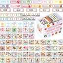 Mooliwe 457 Pcs Colorful Classroom Calendar Days of The Year Set